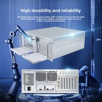 Châssis de serveur industriel en rack 2U/3U/4U, châssis de bureau intégré, châssis réseau IPC, serveur industriel en rack