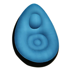 Inflatable Beanbag Chair <b>Folding</b> Lounge <b>Sofa</b> Single Tatami Mat Soft Air Fill Foldable Seat - Product Image 4