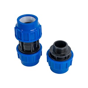 Raccords à compression rapide <span class=keywords><strong>en</strong></span> PP pour système de tuyauterie d'irrigation <span class=keywords><strong>en</strong></span> plastique HDPE de 20 à <span class=keywords><strong>110</strong></span> mm, coudes, tés et coupleurs - Product Image 5