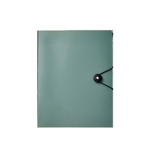Refillable A5 Loose <b>Leaf</b> Notebook Minimalist PP Cover Ring Binder with Elastic Strap Closure for School & Office Stationery - Product Image 4