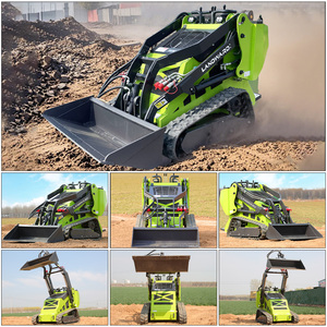 Gratis pengiriman Cina <span class=keywords><strong>Mechanical</strong></span> <span class=keywords><strong>Loader</strong></span> <span class=keywords><strong>CE</strong></span>/EPA Track Wheel Mini Skid Steer <span class=keywords><strong>Loader</strong></span> dengan ember Trencher Rotary POW - Product Image 3