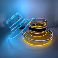 Chapeaux de pêcheurs en PVC transparent à LED pour hommes et femmes, mode décontractée, fête, camping, voyage, randonnée en plein air, style rappeur