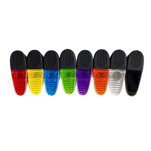 Magnetic Plastic Alligator Clips Oval Reusable Refrigerator Clips Pointed Nose 8.5x3cm Multi Color For Fridge Organization - Product Image 5