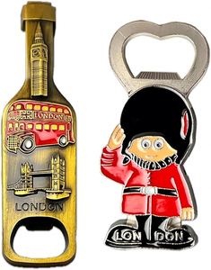 Hot Selling <b>London</b> Iconic Landmarks Metal Bottle Opener Fridge Magnets Office Home Kitchen Decorative Souvenir Gift Magnetic - Product Image 5
