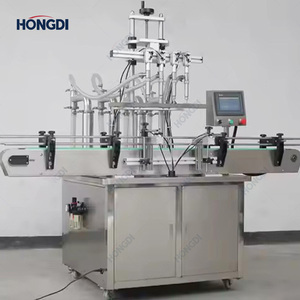 Machine de remplissage automatique à 4 têtes pour liquides, remplisseuse quantitative linéaire sans goutte pour bouteilles de boissons, sauces et huiles - Product Image 6