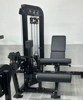 Machine de musculation commerciale à charge par poulie pour extensioins assises des jambes
