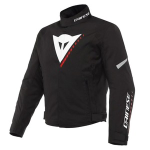 Dainese Veloce D-Dry <b>Jacket</b> Black <b>White</b> Lava Red 44 Textile Motorcycle <b>Jacket</b> - Product Image 1