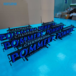 Letrero de Neón Metálico Personalizado con Luz <span class=keywords><strong>LED</strong></span> para Vino, Alcohol, Cerveza, para <span class=keywords><strong>Bar</strong></span>/Centro Comercial/Discoteca, Logotipo/Texto Personalizable - Product Image 4