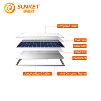 Panneau solaire interne, panneau solaire monocristal, 350 W, 350 W