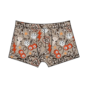 Calzoncillos Personalizados de Dinosaurio <span class=keywords><strong>Vaquero</strong></span> para Niños, Ropa Interior para Bebés, Pantalones Cortos, Bóxer de Bambú - Product Image 2