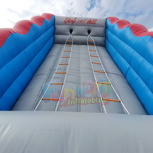 Outdoor interactive carnival party attraction jeux gonflables jacob's <b>ladder</b> inflatable climbing stairs games - Product Image 4