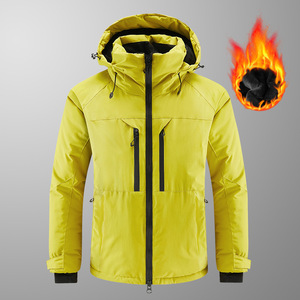 Giacca da sci Unisex da esterno con Snowboard cappotto con ciaspole antivento impermeabile e ispessito caldo caldo con cappuccio termico Plus Size - Product Image 4