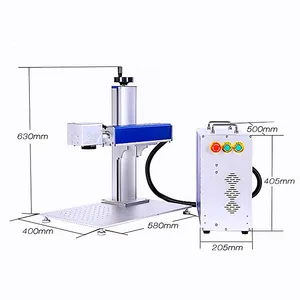 Jpt Mopa M7 60W 100W Roestvrijstalen Kleurenlaser Graveermachine Voor Metalen Sieraden Fles Dog Tag Diepe Gravure Fiber Laser