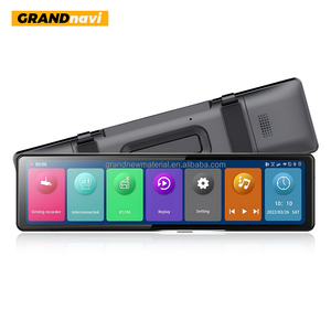 GRANDnavi-cámara trasera DVR para coche, videocámara Hd 1080P de alta resolución con doble lente para salpicadero, espejo retrovisor, Carplay, Android - Product Image 2