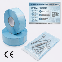 Rouleau de papier de dialyse médical enduit, fourni par l'usine, pour sachets auto-scellants, papier de stérilisation à l'oxyde d'éthylène pour emballage de seringues et de compresses de gaze