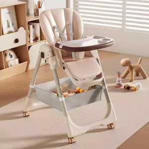 공장 생산 높이 조절 아기 및 어린이 접이식 2-1Multi 기능 높은 식당 의자