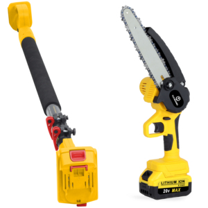 เลื่อยโซ่ยนต์แบบยืดหดได้ ปรับความยาวได้ พกพาสะดวก สำหรับแบตเตอรี่ 21V - Product Image 6