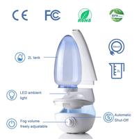 Humidificateur à ultrasons industriel à grand volume Purificateurs d'air intelligents 2L Se connecte au téléphone Sablier Diffuseur personnalisé pour la maison