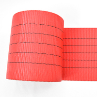 Sangle en polyester, nouvelle conception, épaisseur 150 mm, rouge, accepte la personnalisation OEM