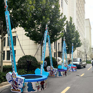 Manège pour enfants, trampolines pas chers, trampoline extérieur et intérieur, trampoline de saut à l'élastique avec lumières colorées, prix d'usine - Product Image 4
