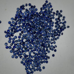 หินแซฟไฟร์สีฟ้าธรรมชาติขนาด1.5มม. แซฟไฟร์หยาบประดับเพชรเม็ดหยาบที่ยอดเยี่ยมหินแซฟไฟร์อัญมณีหลวมคุณภาพสูง - Product Image 3