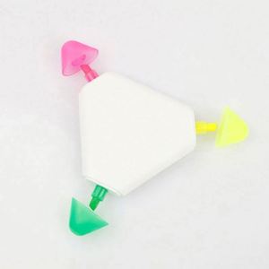 Marcadores Fluorescentes Triangulares Mini Personalizados con Logotipo, Regalo Promocional de Papelería Empresarial, Marcador de Color con Punta Plana - Product Image 2