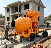 Bétonnière automatique robuste avec alimentation par trémie pour les chantiers de construction générale