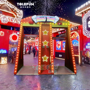 เครื่องเล่นงานรื่นเริง Tolefun CE สำหรับ 2 คน ไฟ LED โครงสร้างโลหะ ขนาดใหญ่ สำหรับใช้งานกลางแจ้ง อุปกรณ์สวนสนุก ธีมงานรื่นเริง เกมแข่งขันแขวนเวลา - Product Image 5