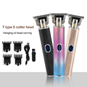 Metal Clippers sin máquina de afeitar <span class=keywords><strong>peluquería</strong></span> <span class=keywords><strong>corte</strong></span> de pelo de <span class=keywords><strong>la</strong></span> máquina de afeitar - Product Image 1