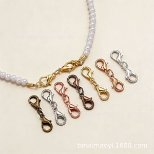 Attache mousqueton double tête Tan Tide 12 mm plaqué or pour bijoux DIY, connecteur pour collier et bracelet - Product Image 5
