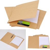 Carpeta de Presentación de Papel con Bolsillos, Impresión Offset a Color, Diseño Nuevo y Logotipo Personalizado