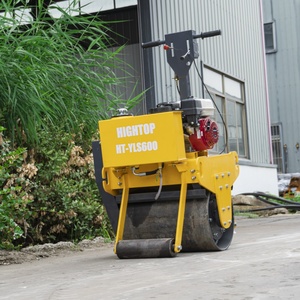 Rodillo Compactador Vibratorio Mini de Gasolina para Construcción, de Tambor Único, Empujado a Mano, con Motor Estático - Product Image 3