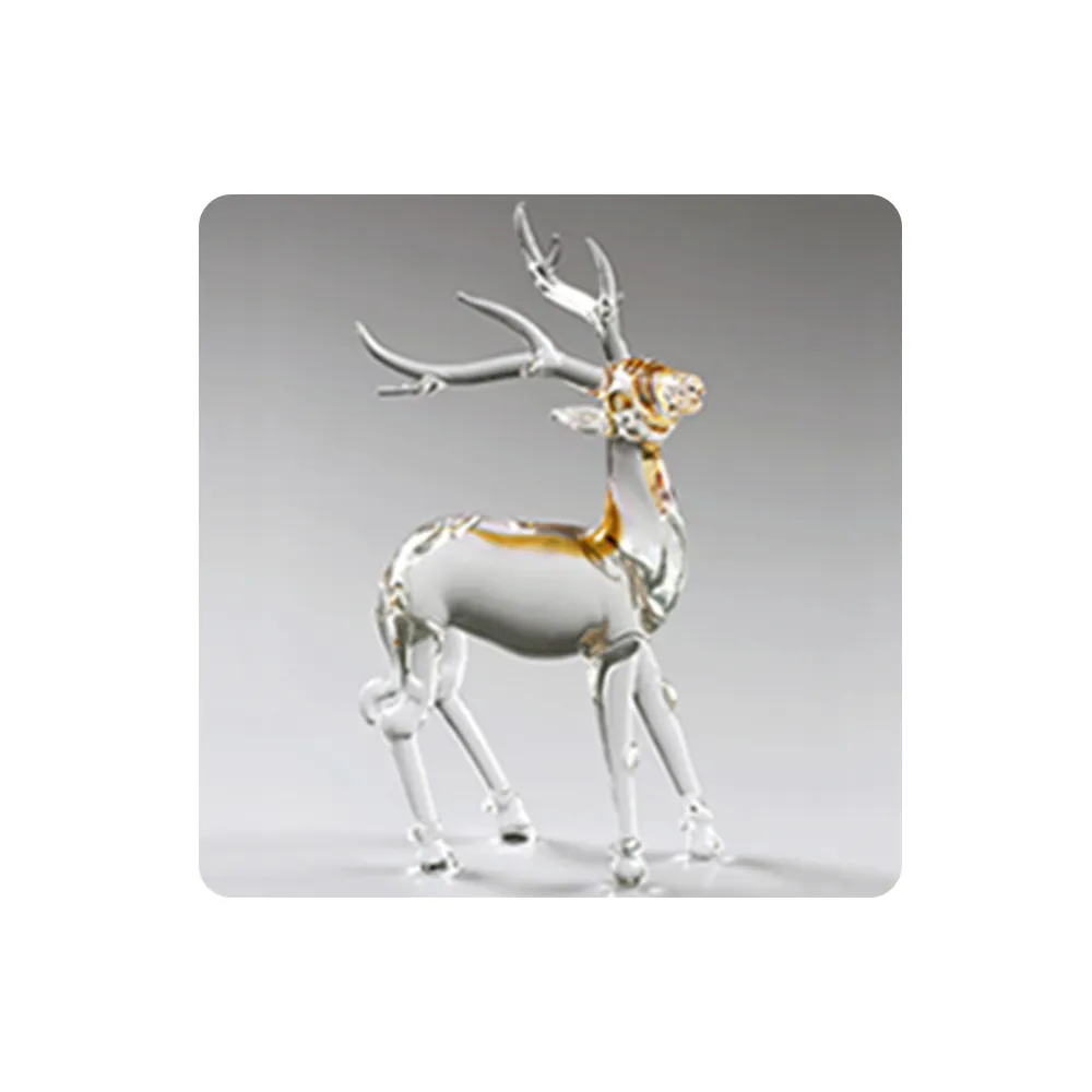 Nouvelle arrivée Dear Animal Art décoratif en verre et Figurines à bas prix