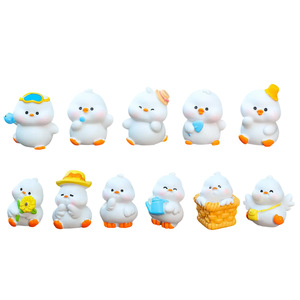 Ruijie Cartoon Resin Duck Car Decor <b>Interior</b> <b>Accessories</b> For Dashboard Decoration - Product Image 5