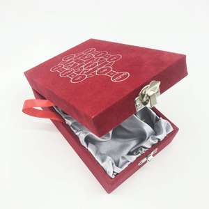 कस्टम लक्जरी साटन आवेषण विग गहने उपहार पैकेजिंग मखमल <span class=keywords><strong>MDF</strong></span> लकड़ी के बक्से थोक - Product Image 6