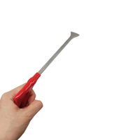 4 pièces Outils de réparation de bosses sans peinture (PDR) : Crochets queue de baleine, Barres plates et Barres queue d'hirondelle