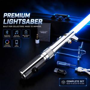 <span class=keywords><strong>Sabre</strong></span> <span class=keywords><strong>laser</strong></span> de duel lourd Nexussabers EP3 <span class=keywords><strong>Anakin</strong></span> <span class=keywords><strong>Skywalker</strong></span> avec poignée métallique à balayage fluide et effets sonores pour l'entraînement au cosplay - Product Image 1