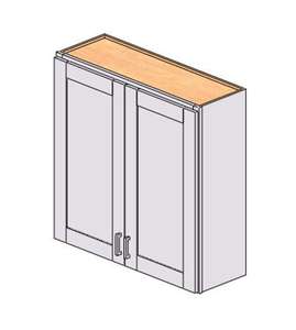 Mobiletto da parete Sunique 36x36 pollici, design moderno, mobiletto da cucina con maniglia e pomello, finitura laminata - Product Image 1