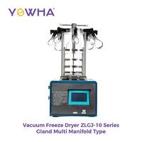Secador por Congelación al Vacío de Tipo Multimanifold de la Serie ZLGJ-10, Personalizado de Fábrica para Laboratorio