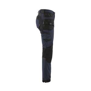 BLAKLADER - 719216458699D20 Pantalones artesanos elásticos de 4 vías para mujer Azul marino oscuro/Negro-PANTALÓN DE TRABAJO EAN 7330509741771 - Product Image 5