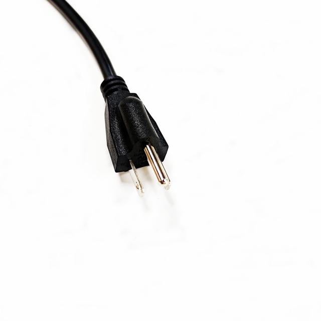 US NEMA 5-15P 3Pin Plug to IEC 60320 C13 C5 5-15R Female AC Power Cord for Desktop