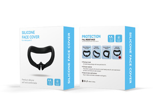 Máscara facial VR de silicona a prueba de luz para Meta <span class=keywords><strong>Quest</strong></span> 3 Interfaz de accesorios Máscara a prueba de sudor Reemplazo de cojín facial - Product Image 3