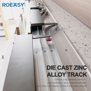 ROEASY Système <span class=keywords><strong>de</strong></span> portes coulissantes motorisées à double panneau avec moteur complet pour armoires <span class=keywords><strong>de</strong></span> télévision et armoires - Product Image 4