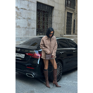 Veste en daim de vison pour femmes - Product Image 3