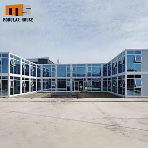 Casa Prefabbricata Modulare di Lusso su Misura da 40 Piedi con 2 Stanze, Assemblaggio Rapido, Piccole Finestre <span class=keywords><strong>in</strong></span> <span class=keywords><strong>Vetro</strong></span>, Casa Container - Product Image 5