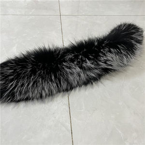 Cuello de abrigo de invierno para mujer de piel de mapache real - Product Image 2