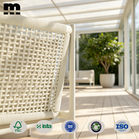 2+1 Gartentisch- und Stuhl-Set Rattan-Möbel Garten-Außenstuhl mit Beistelltisch
