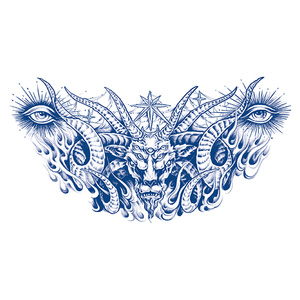 Tatouages semi-permanents pour la poitrine, tatouages sexy semi-permanents, autocollants de tatouage, tatouage temporaire d'aile d'épée - Product Image 4