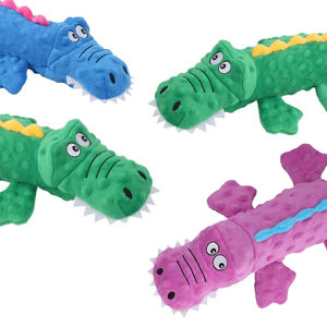 Fabriek Custom Groothandel Octopus Vorm Gevulde Piepende Onstructuurbare Hond Speelgoed Pluche Trein Intelligentie Kies Hond Kauw Speelgoed - Product Image 2