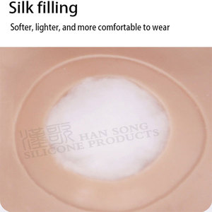 Seins artificiels en silicone à col montant, aspect <span class=keywords><strong>r</strong></span>éaliste, haute élasticité, pour Drag Queen et personnes transgenres - Vente en gros - Product Image 5